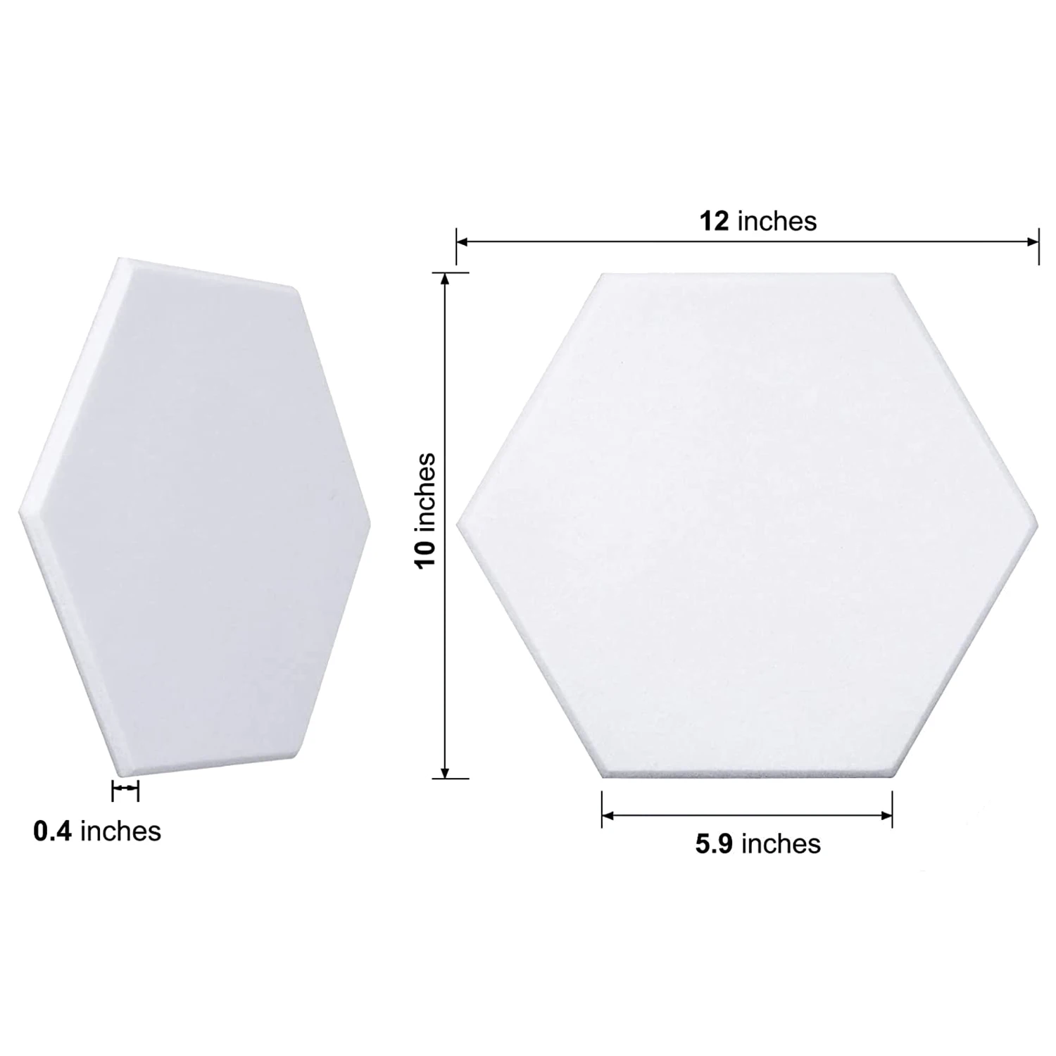 

BBA-Best-Selling 18 Pack Self-Adhesive Acoustic Panels Soundproof Panels 12X10X0.4Inch