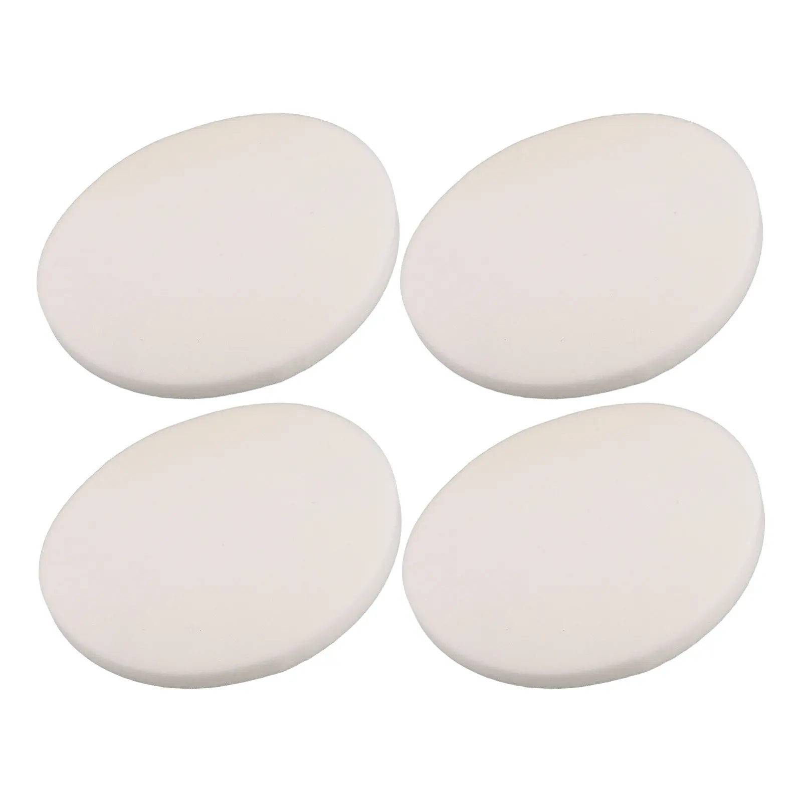 4Pcs Soft Foam Seat Cushion Replacement High Density Round Insert Filler for Dining Chairs Wheelchair Sofa Cushion Comfort 20Mm