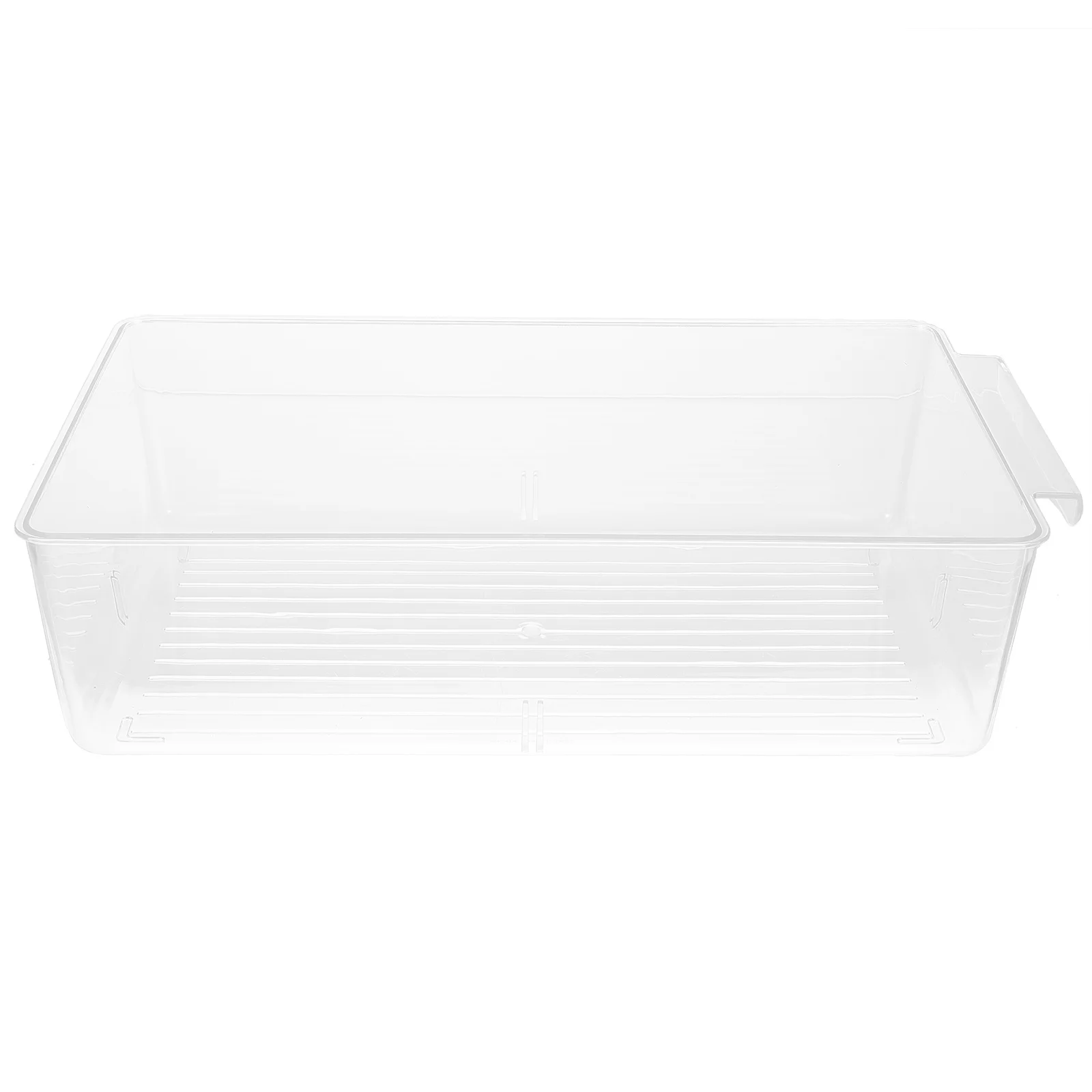 

1Pcs Transparent Refrigerator Storage Box Strong Plastic Food Preservation Case for Fridge Freezer Vegetable Fruit Keeper