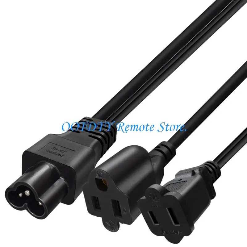 1ft Power Adapters Cable IEC320 To NEMA 1 15R And 5 15R Connectors