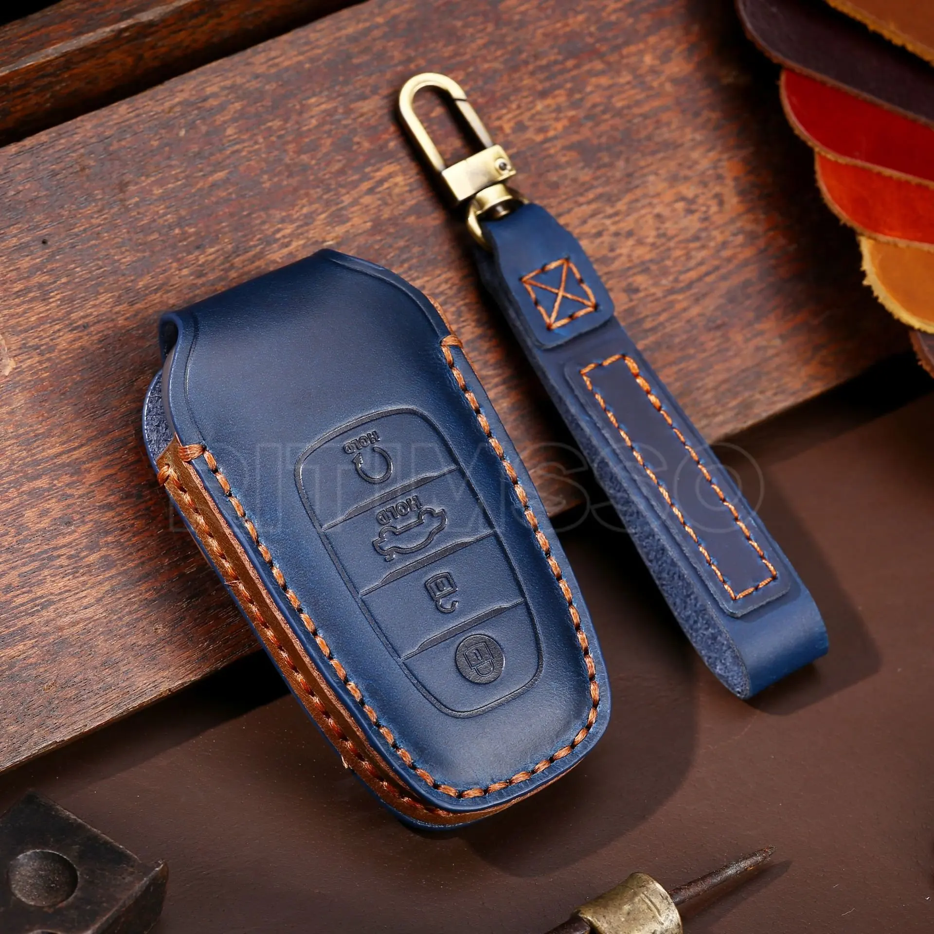 Car Key Case Cover Shell for  Hongqi H5 Car Key Case EHS9 High-end Shell H9 Hongqi H9 H5 2020-2021 Keychain Car Accessories