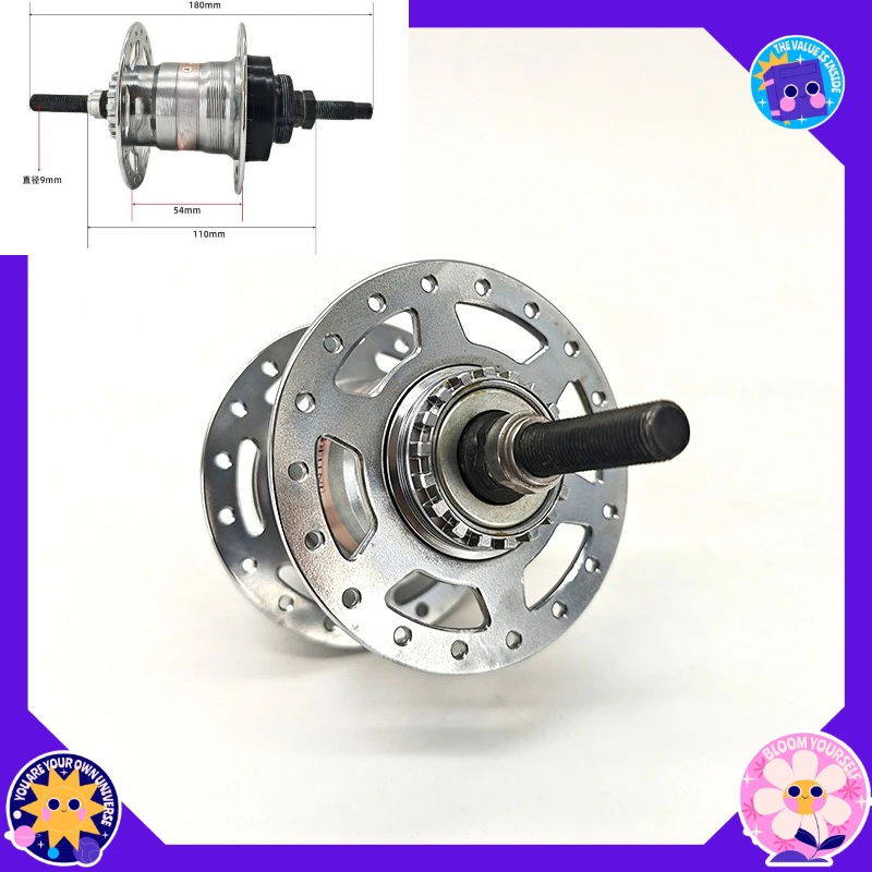 

2026 hot-selling rear flower drum bicycle bicycle accessories wholesale three-speed car tooth rear flower drum
