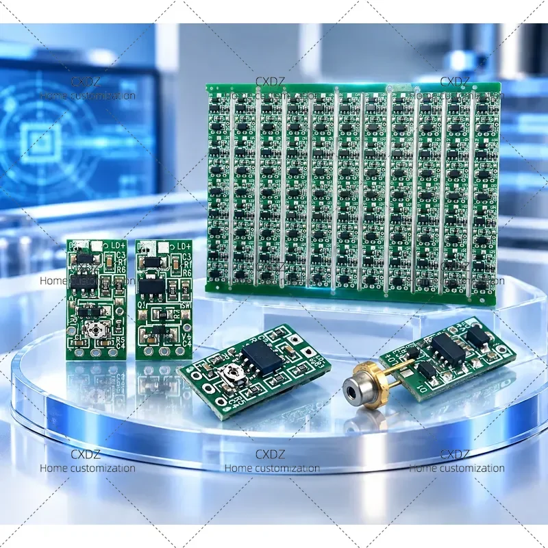 638nm 658nm 808nm 980nm Red Infrared Light Laser Diode Driver Board 550mA for DIY Projects and Optical Experiments