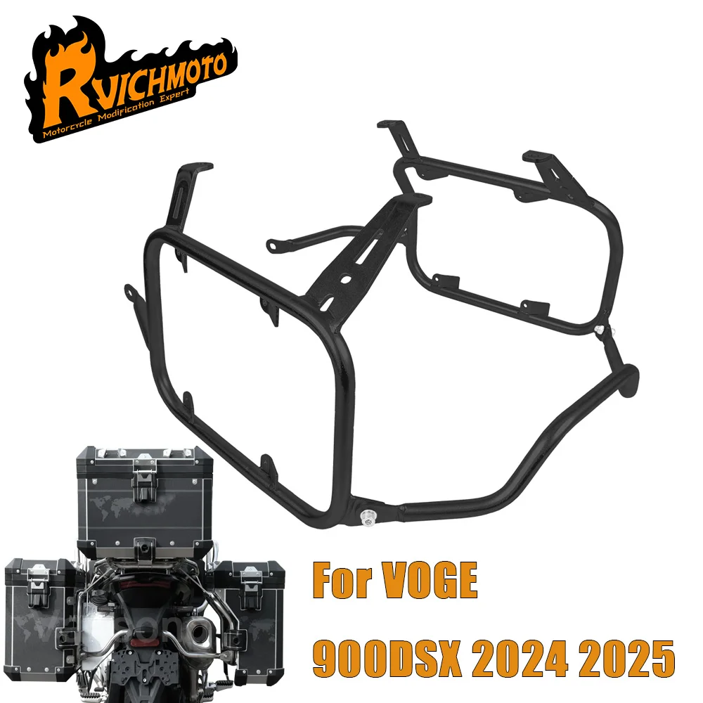 DS900X Motorcycle Stainless Steel Panniers Rack For VOGE DSX900 2024 2025 Top Case Side Luggage Boxs Saddlebag Bracket Support