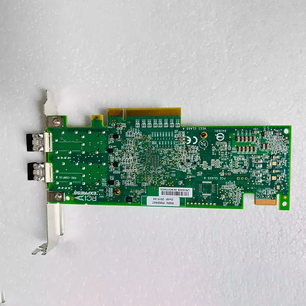 NIC Двухпортовое оптоволокно 16 Гбит/с HBA EN0A 00E3495 00E9266 577F 00E3496