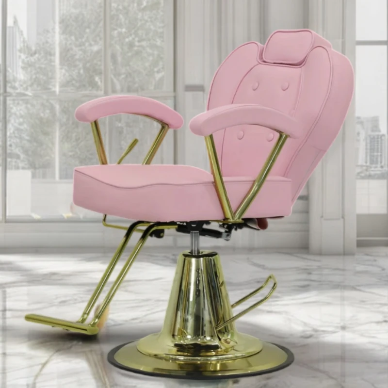 

Стул для салона красоты, мебель для салона красоты, парикмахерские стулья, розовый стул Bancada De Cabeleireiro, коммерческая мебель