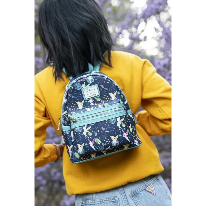 Disney Lounge fly Frauen blaugrün Tinkerbell leuchten im Dunkeln Allover Print Rucksack