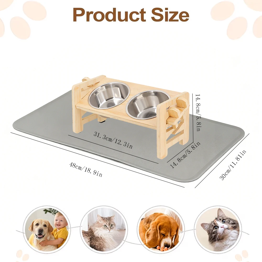 Thumbnail 4 - #13 New Pet Bowl Mats Arrivals