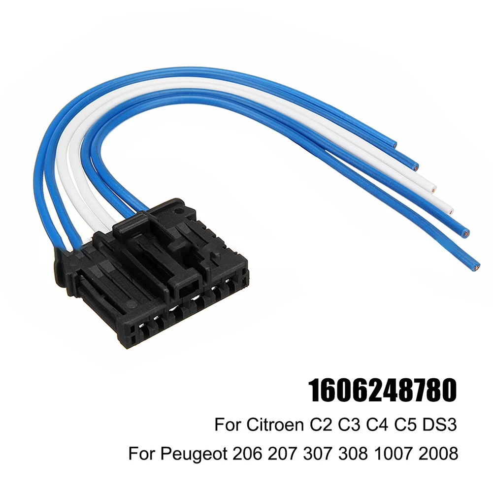 Tail Light Wiring Harness Connector 1606248780 For 206 207 307 308 1007 2008 Connector Housing 6-pin Car Accessories