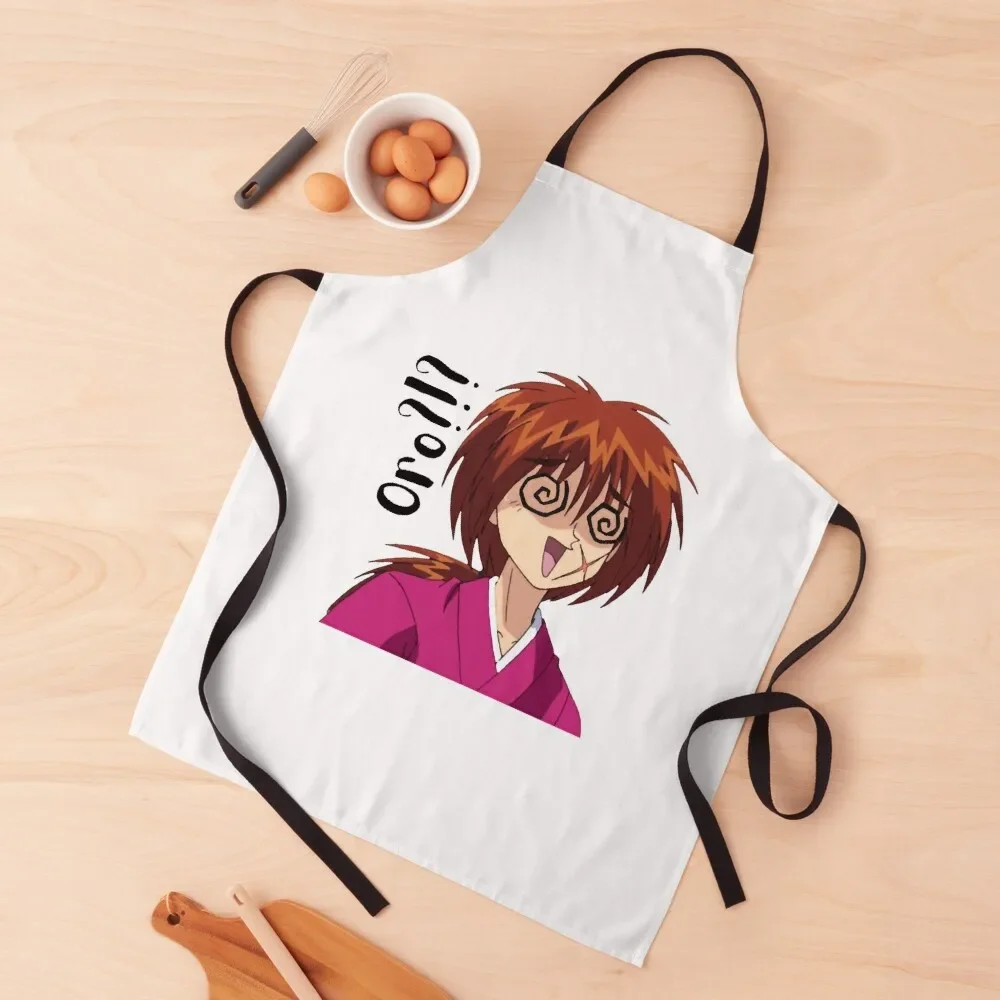 

Funny face kenshin Apron Kitchen Tools painting Kitchen Women women's work Apron