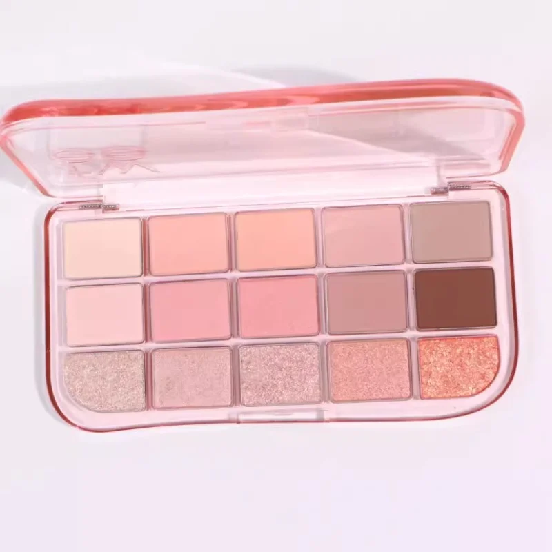 Korea Fwee 15-Color Eyeshadow Palette Pearlscent Matte Shimmer Long-lasting Waterproof Easy To Wear Beauty Makeup Cosmetics