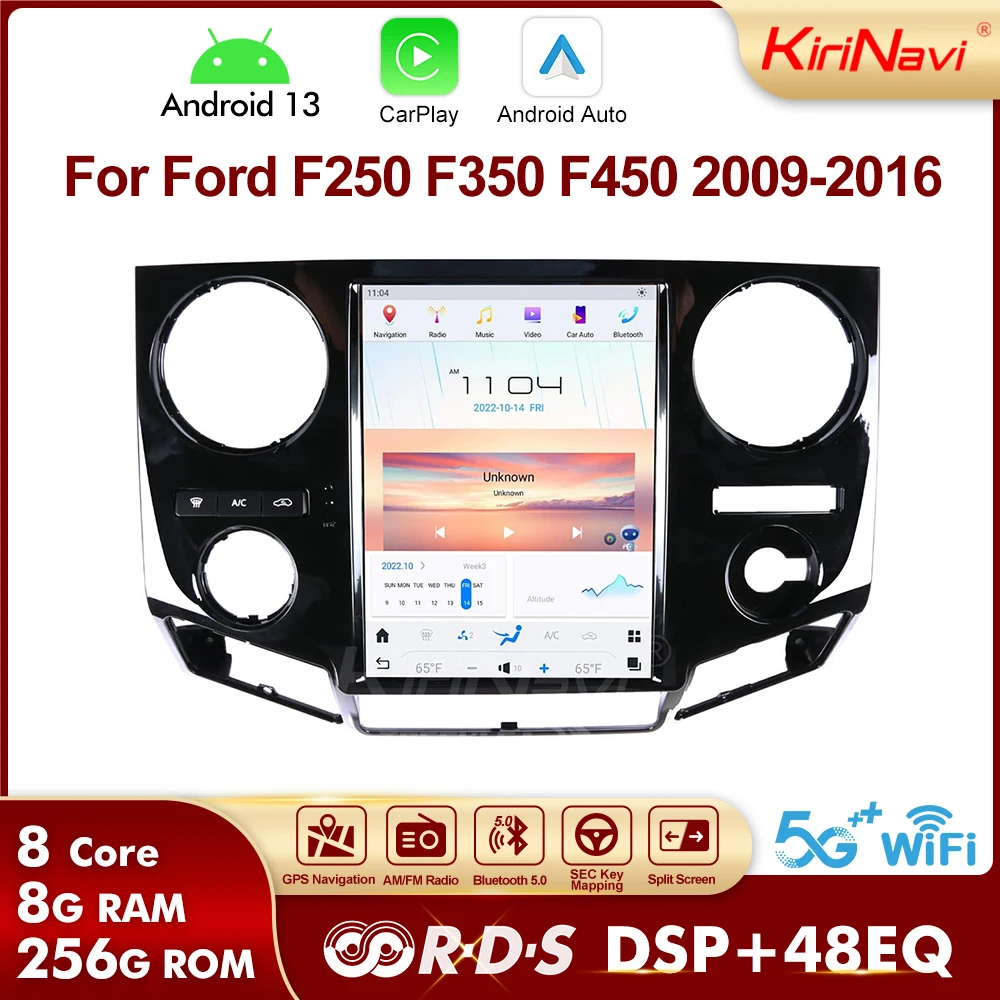 

Car Audio Radio For Ford F250 F350 F450 2009 Android 13 Stereo Receiver Central Multimedia DVD Video Player Navigation