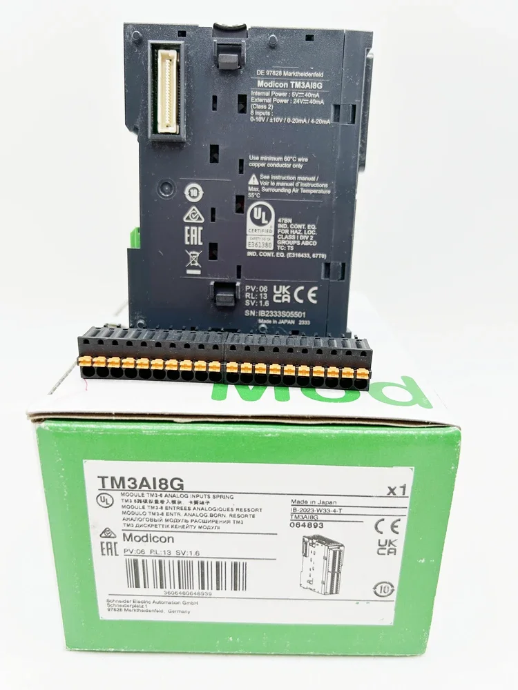 8-channel analog input module spring terminal TM3AI8G