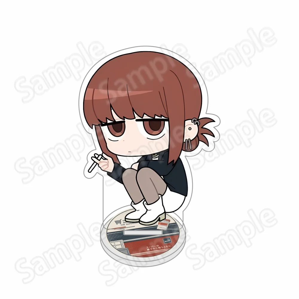 Anime Smoking Behind the Supermarket with You New 10cm Acrylic Stand Keychain Tabletop Decorations Accessories Decor Gifts