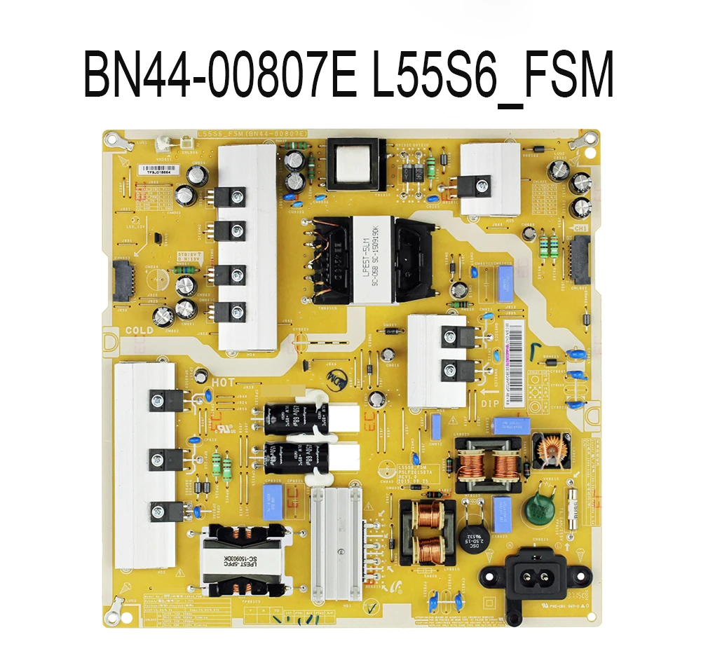 

Original BN44-00807E L55S6_FSM Power Supply Board is for UE48JU6400K UE48JU6400U UE48JU6400W UE48JU6410S UE48JU6410U UE48JU6412U