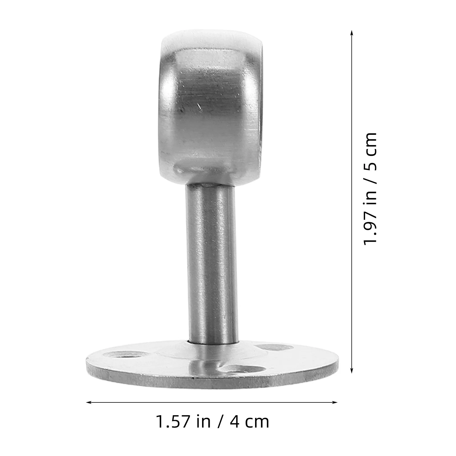 2 قطعة حامل قضيب الفولاذ المقاوم للصدأ الحديث الأنيق لـ Rvs تطبيقات متعددة الملابس المناشف الستائر المنظم قوس