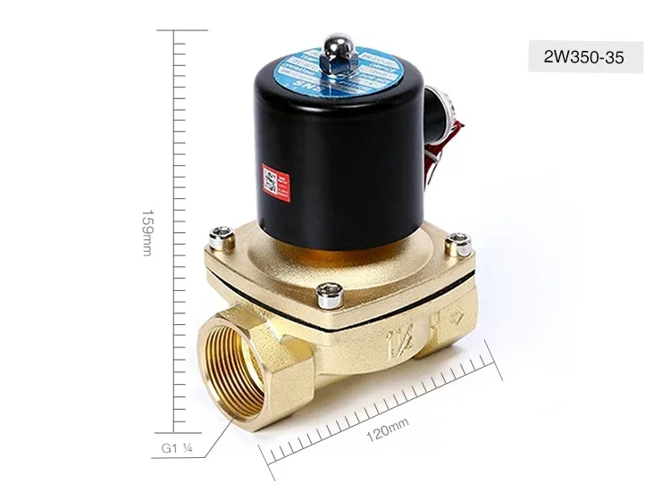 2W350-35 Pilot-operated Type Normally Closed 2 Way Solenoid Valve