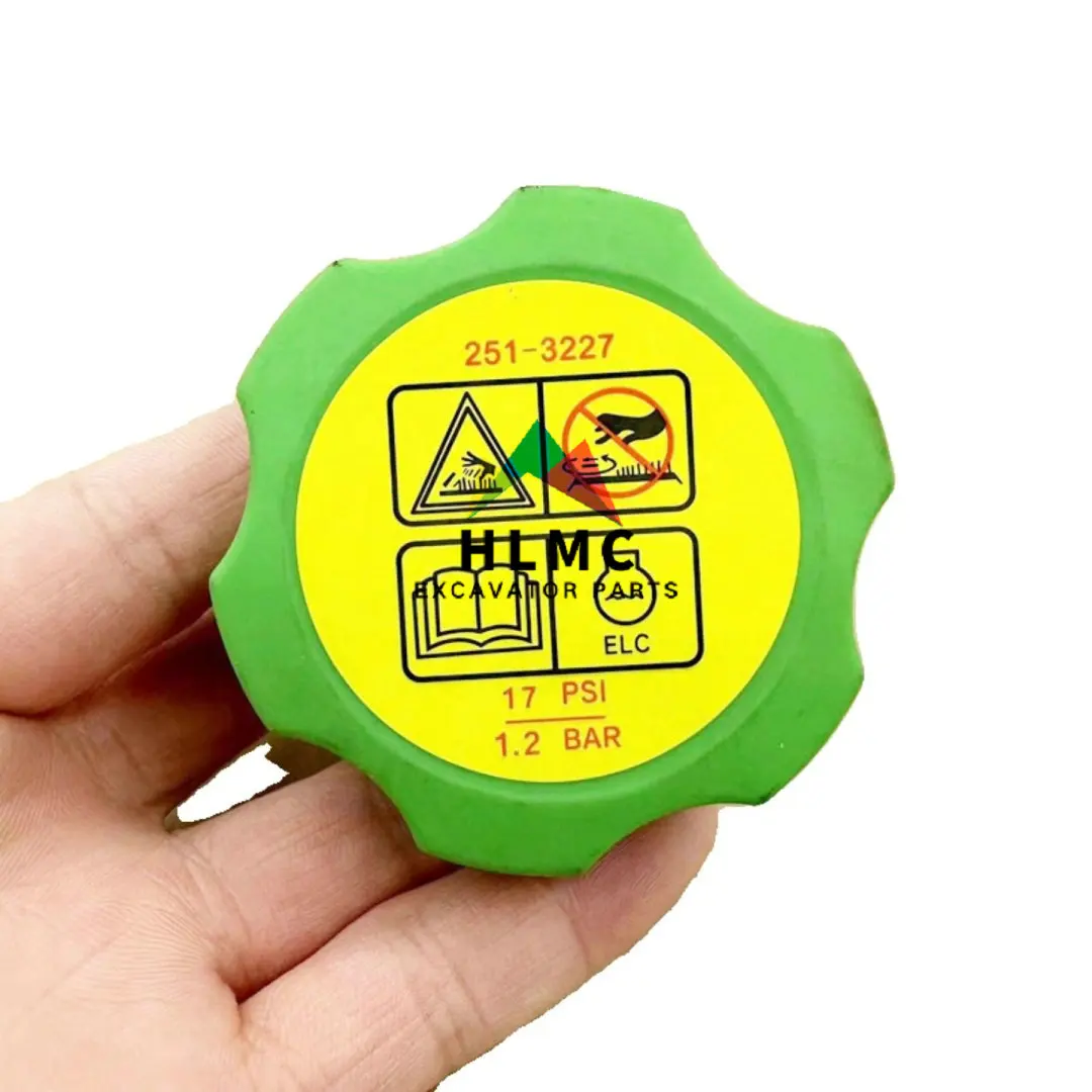 251-3227 Cap Assembly Coolant Tank for 416E 422E 906H 120K 12K 140K 140M 160M Construction Machinery Parts