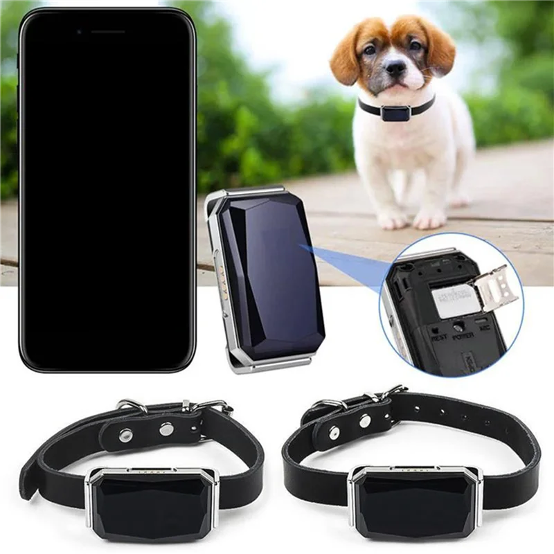

【Buy Now】2X G12 GPS Smart Pet Locator Universal Waterproof GPS Location Collar For Cats And Dogs Positioning Tracker Locating