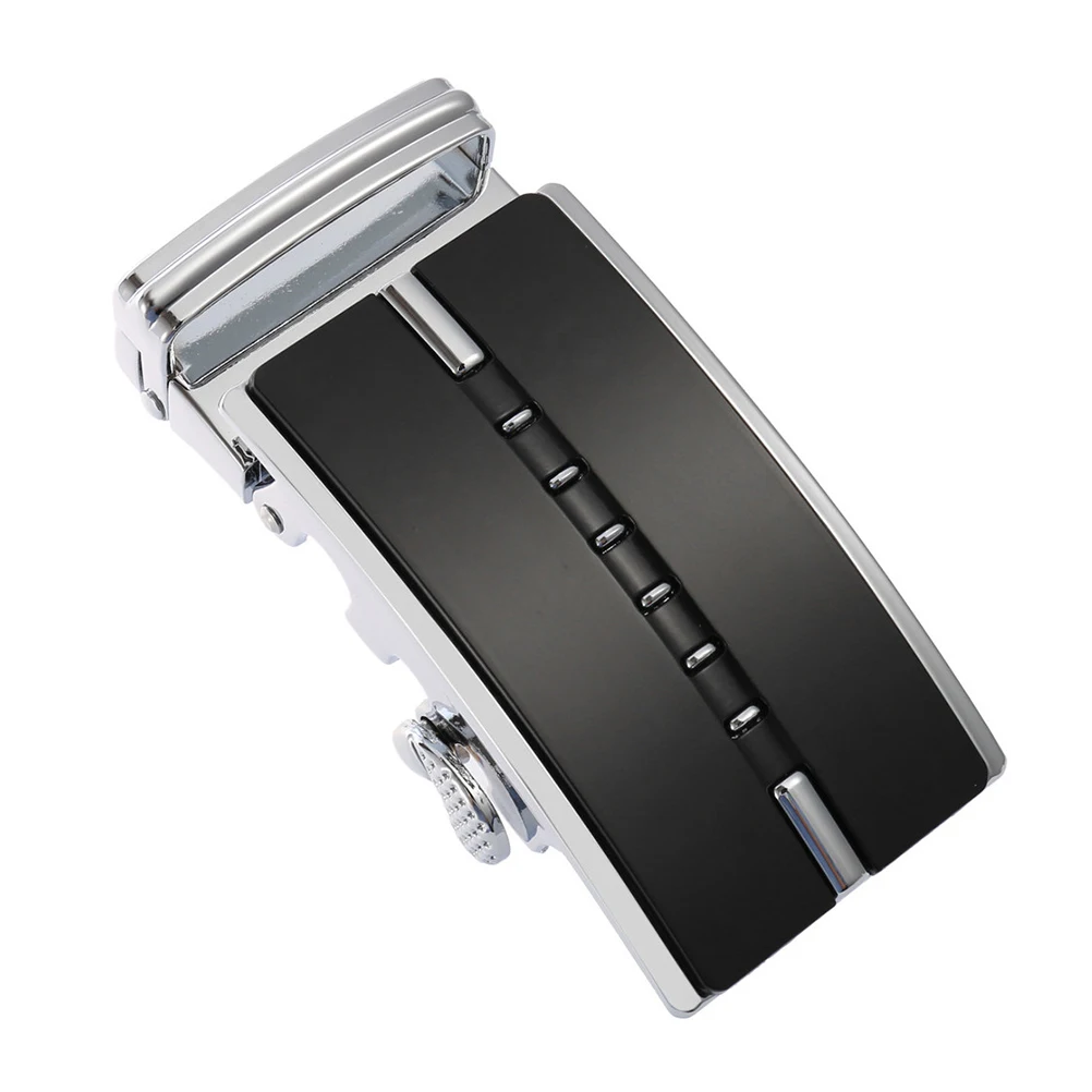 

Automatic Belt Buckle Adjustable Replacement for Men Durable Alloy Fashion Fastener Strap Accessory Business Occasion