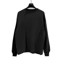 Owen Seak Men Hoodies Sweatshirts Cotton Gothic Zip Women's Clothing Oversized Autumn High Streetwear Black Jacket