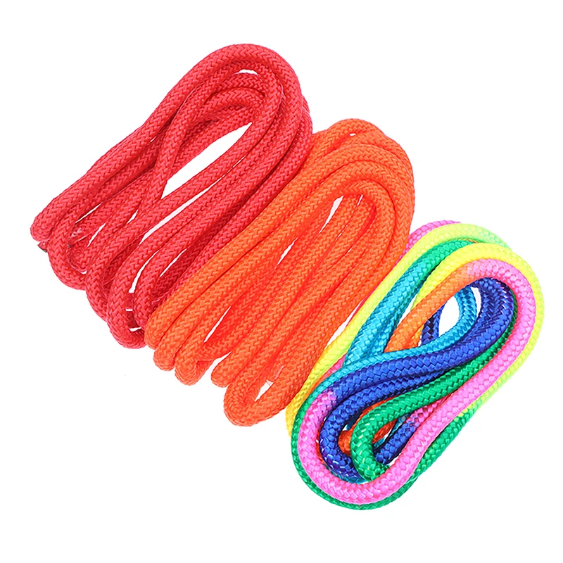 Gymnastics Arts Rope Jumping Rope Exercise Fitness Rainbow Color Sports Training Rope Rhythmic Gymnastics Rope Sport Tool