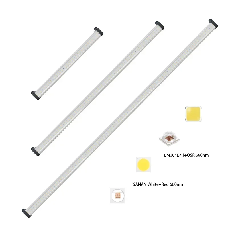 

Светодиодная лампа для гидропоники LM301H LM301B с полным спектром для растений в помещении, двусторонняя лента, 50, 100, 150 Вт, с регулировкой яркости.