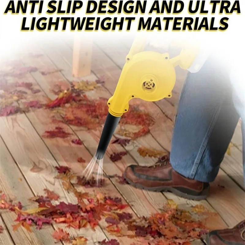 

Electric Air Blower Cordless Leaf Blower for DeWalt 18V 20V DCB204 Li-ion Battery 2-in-1 Handle Vacuum Cleaner