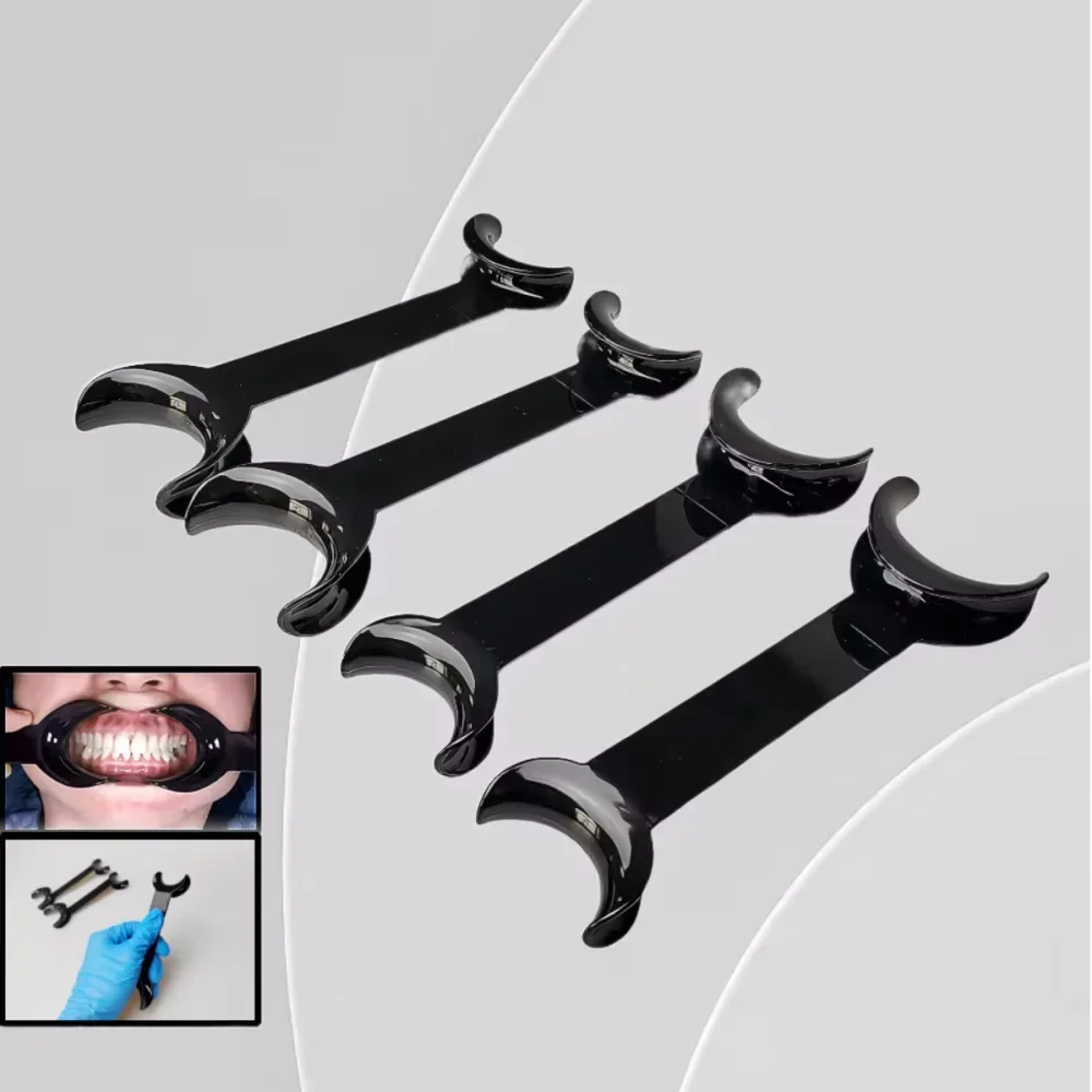4Pcs T-Shape Dental Mouth Opener Cheek Lip Retractor for Orthodontic Surgery