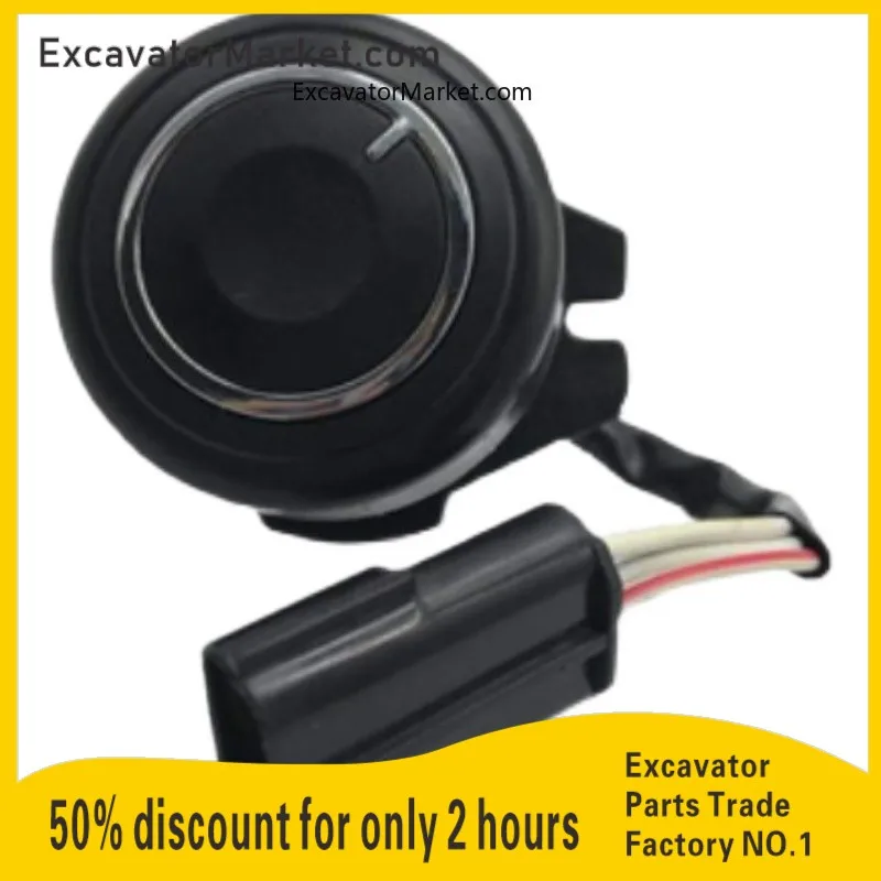 Excavator Excavator Doosan Daewoo dh60 80 150 220 225 300-5-7-9 throttle knob switch controller