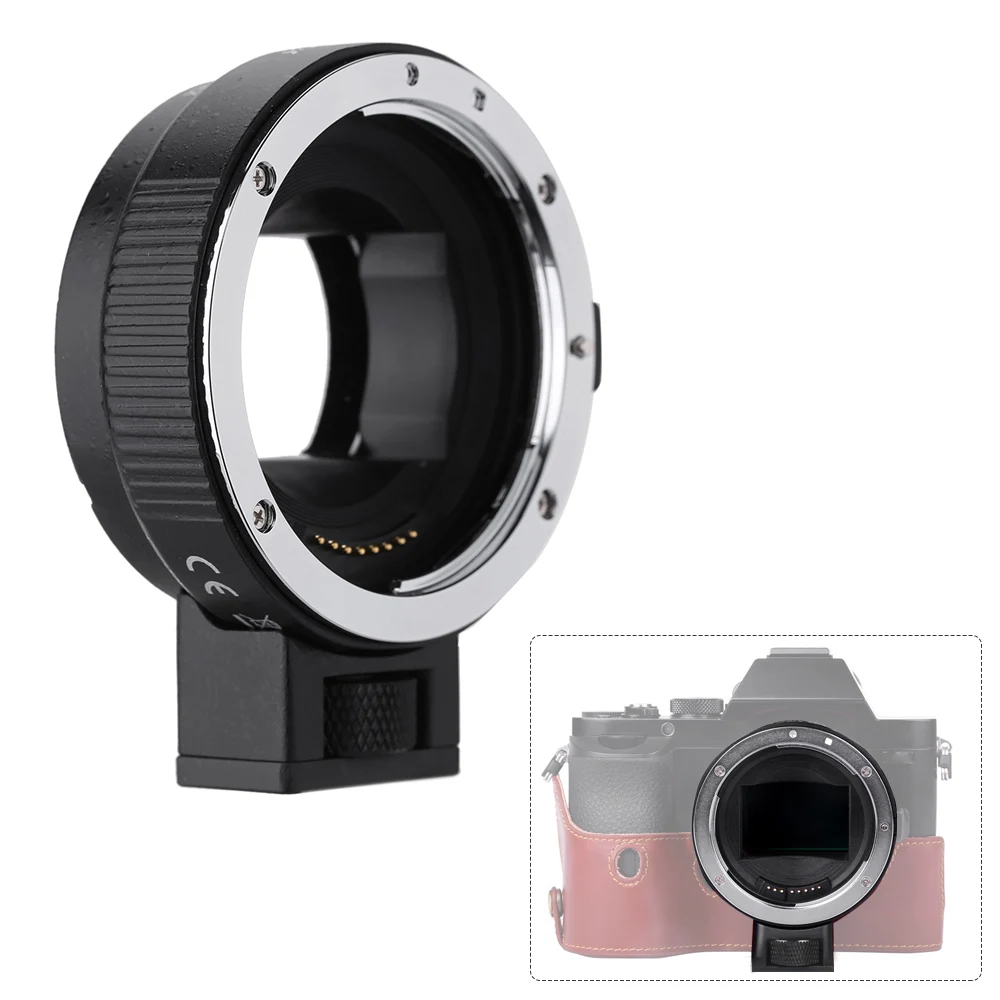 Andoer Auto Focus AF EF-NEXII Adapter Ring for Canon EF EF-S Lens to use for Sony NEX E Mount 3/3N/5N/5R/A7/A7R/A7S/A5000/A5100