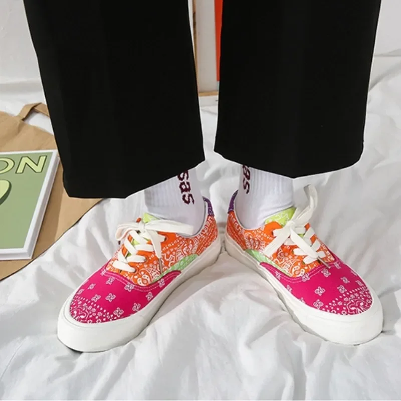 Tenis Brand Classics Canvas Shoe Women Sneakers Fashion Zebra Pattern Mixed Casual Shoe Low-cut Ladies Vulcanize Shoe Women Shoe