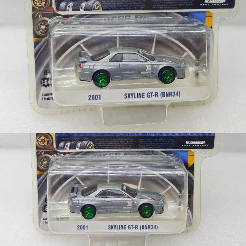 

GreenLight 1:64 Scale 2001 SKYLINE GT-R(BNR34) Varnish edition Alloy Car Model Collection Display Toy Gifts Souvenirs