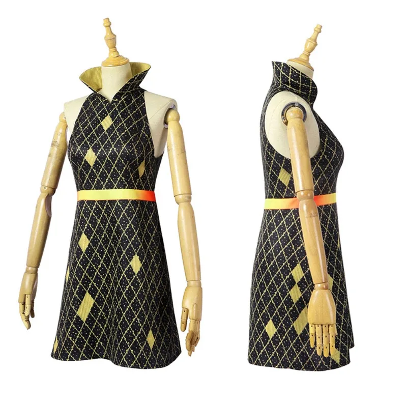 فيفي 2025 العنبر تأثيري فيلم المياه النار عنصر مجنون CitySuit الفتيات واد زي الكبار الاطفال فستان #4