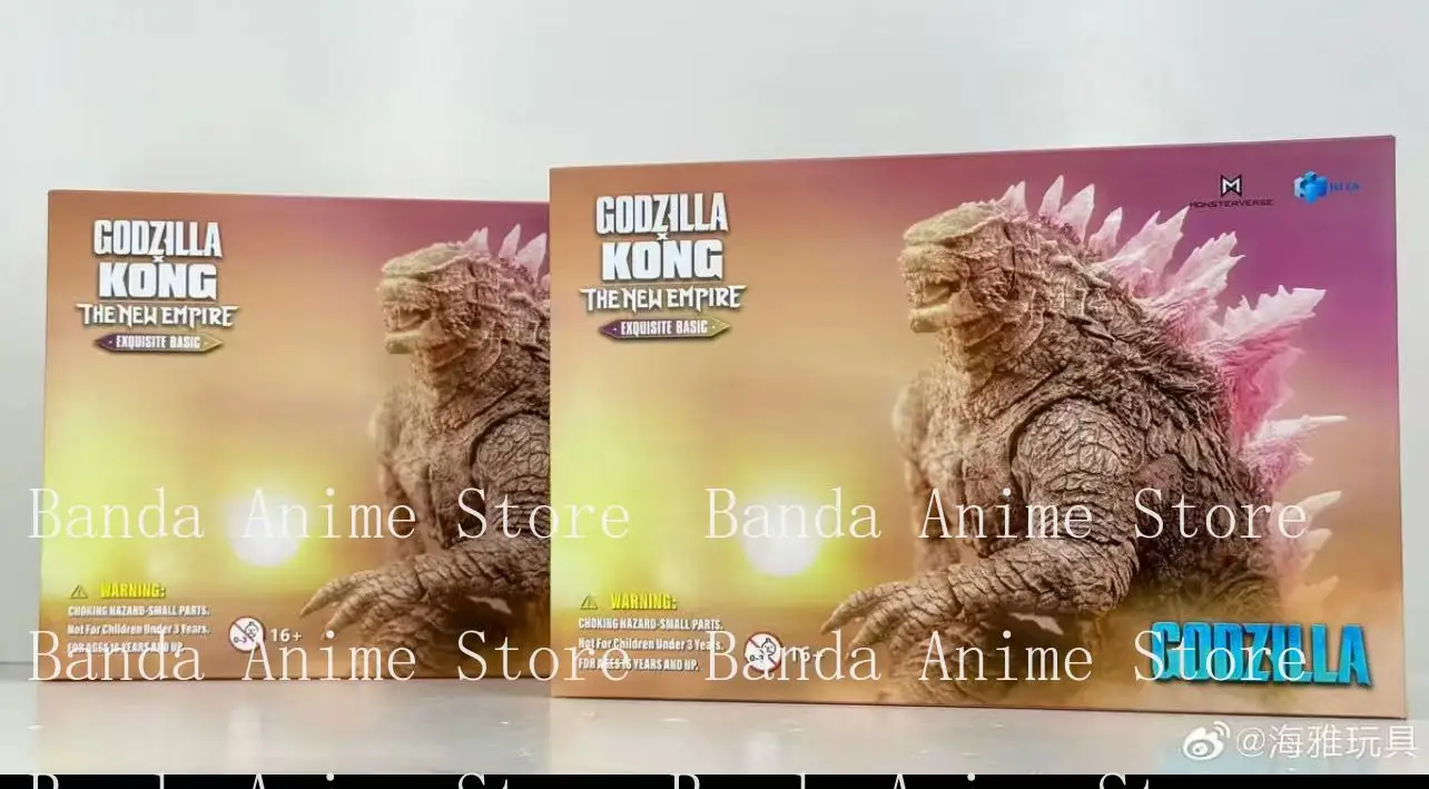 재고 있음 오리지널 히야 토이즈 고질라 대 콩 2 액션 피규어 애니메이션 장난감 선물 모델 정품 수집가 애니메이션 취미