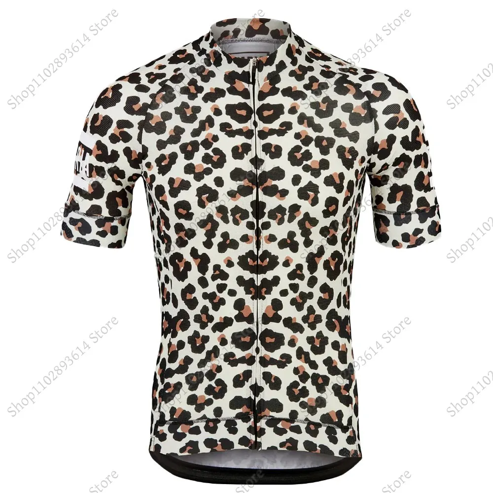 2024 LEOPARD Cycling Jersey Set Men Clothing Short Sleeve Kit Road bike Shirt Bicycle Bib Shorts MTB Radtrikot