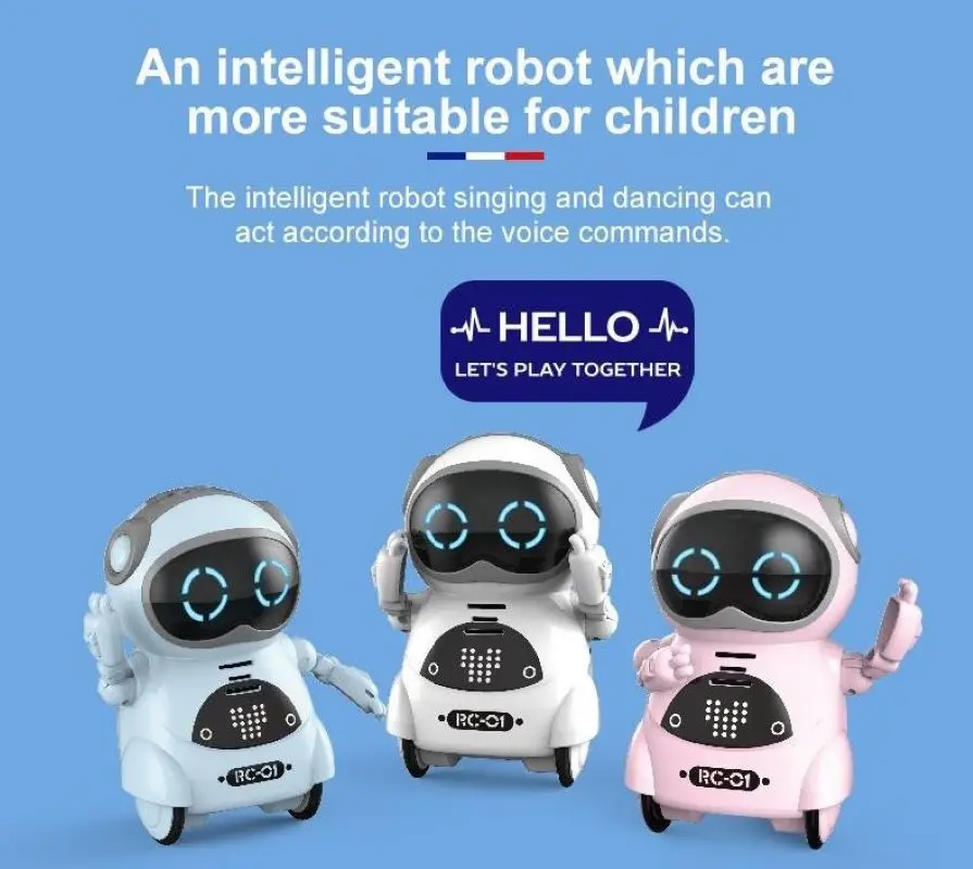 

939A Pocket Robot Lntelligent Robot Speech Recognition Mutational Learning Multi-Functional Children's Toy