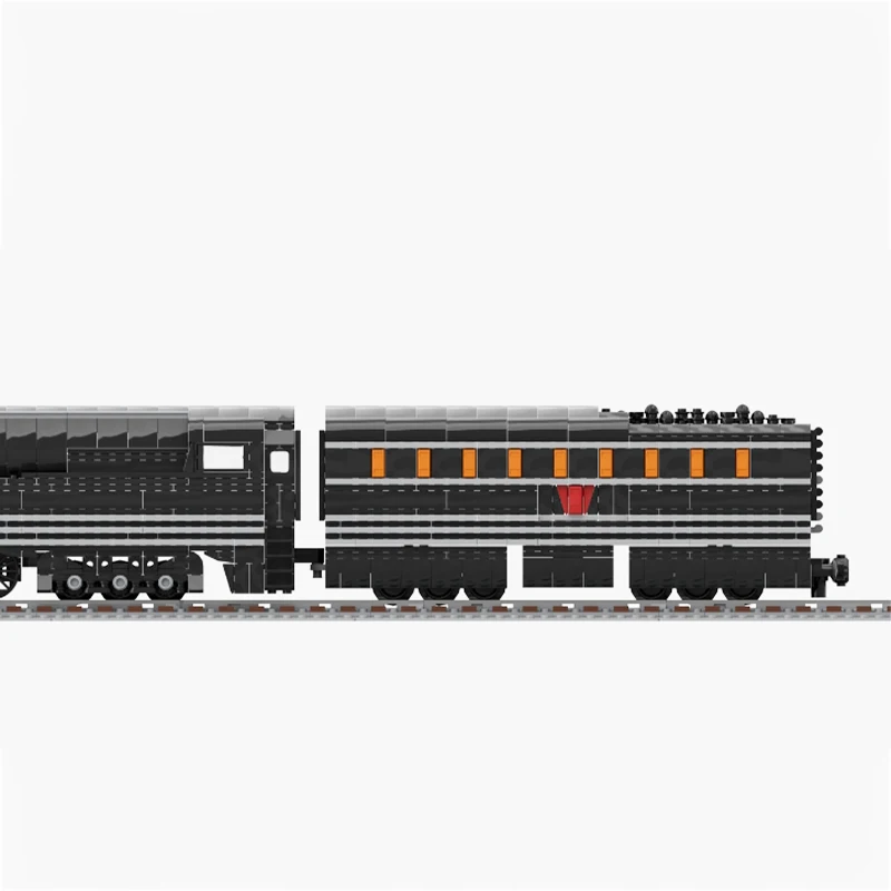 City Pennsylvania Railroad PRR S1 Ievel Duplex Steam Locomotive Building Block The Big Engine Train Model Brick Toy Kid Gifts