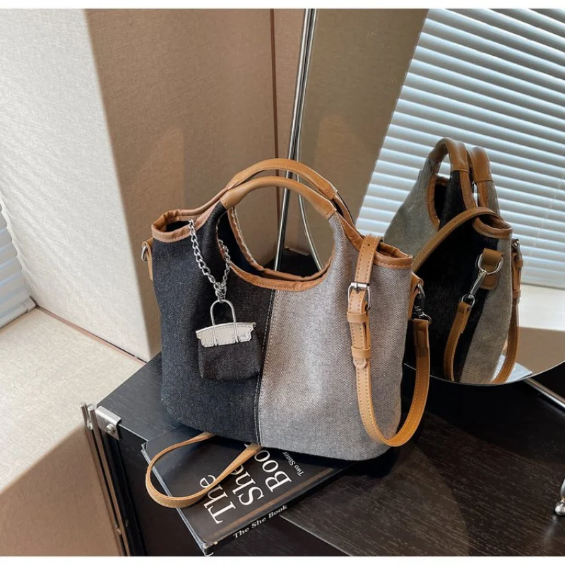 

Fashionable Luxury Brand Leather Women's Tote Bag Famous Designer Elegant Classic Elegant Lining Commuter Vintage Bag​