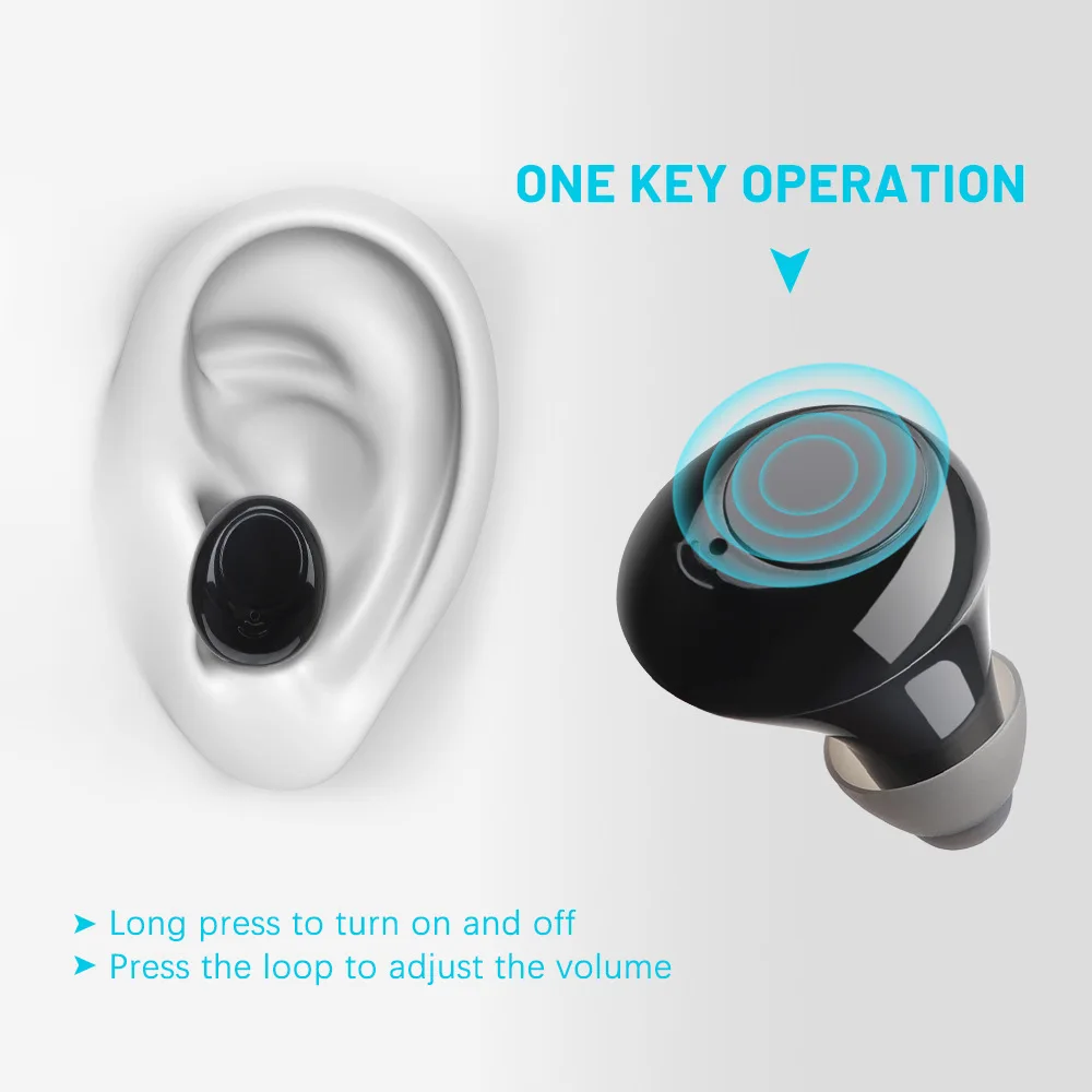 Magnetic Earphones Touch Control Intelligent Noise Cancellation Painless Wearing Listening Assistent Sound Amplifier For Elderly