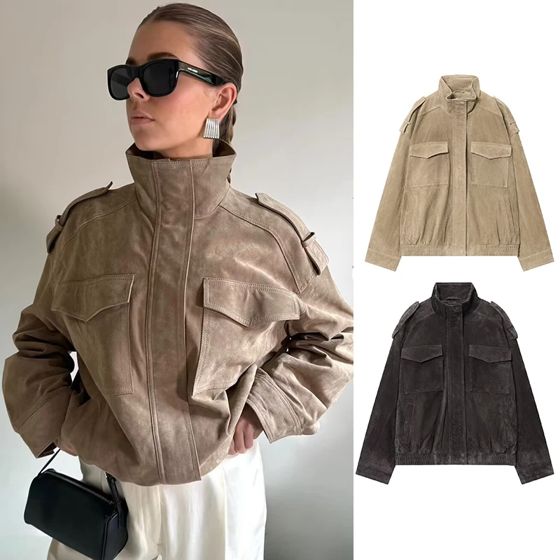 

New Women's Jackets Autumn 2025 Retro Elegant Women's Jackets Chic Loose Thick Warm Autumn Coats Street Fashion Outerwear Coats