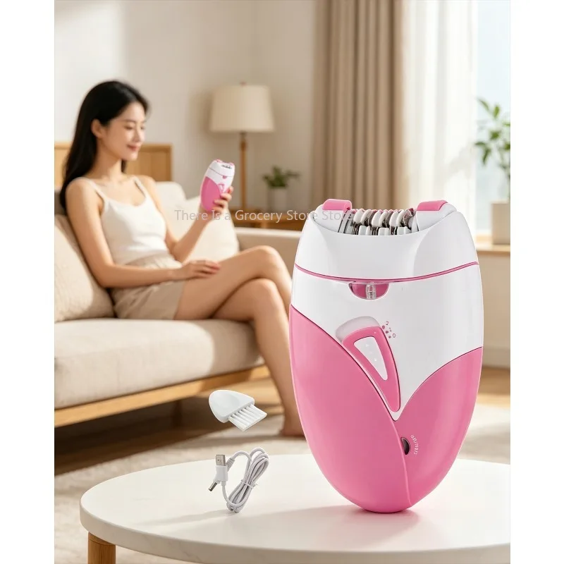 Épilateur électrique sans fil avec technologie de pincettes douces, épilateur rechargeable pour les bras, les jambes et les aisselles