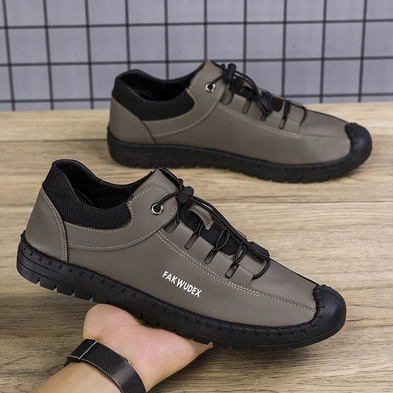 

Men Sneakers New Casual Shoes Male Low Top Sneakers Designer Fashion Loafers Lace Up Shoes Men Boots Men Leather Shoes