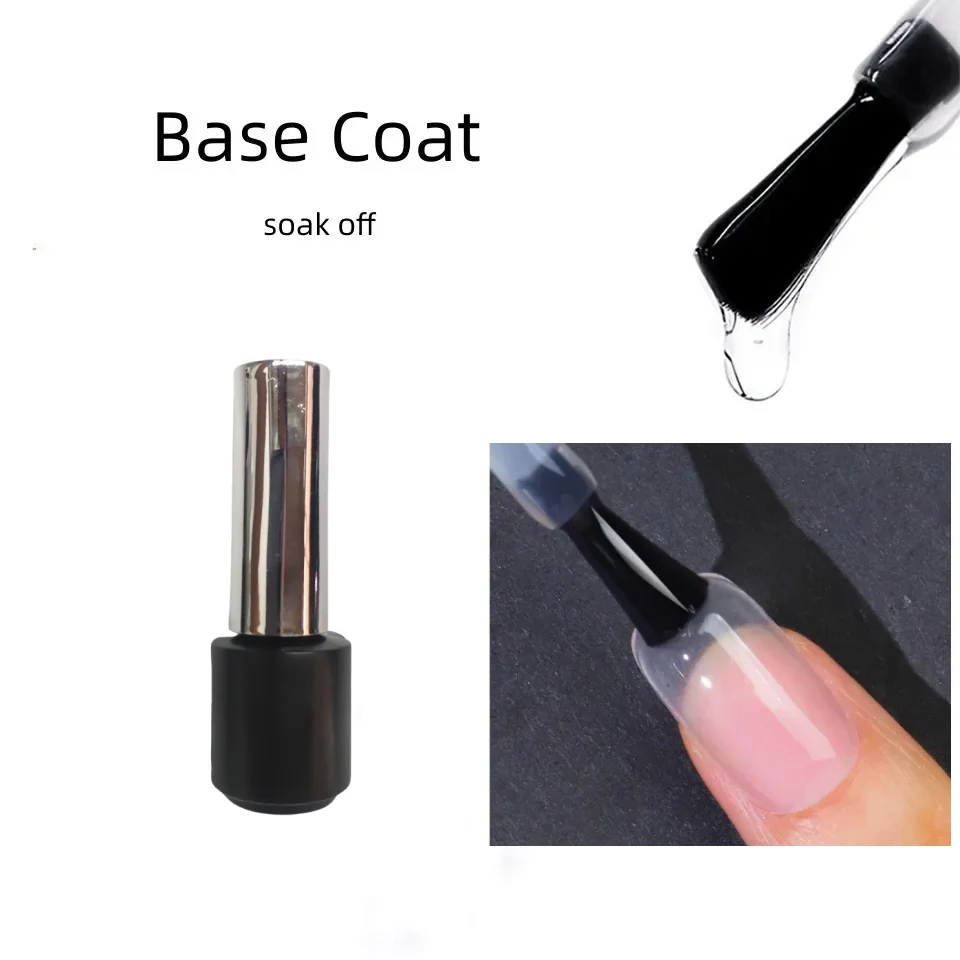

8ml 4Pcs /Set High Quality UV Nail Gel Polish Primer Odorless Clear Base Coat