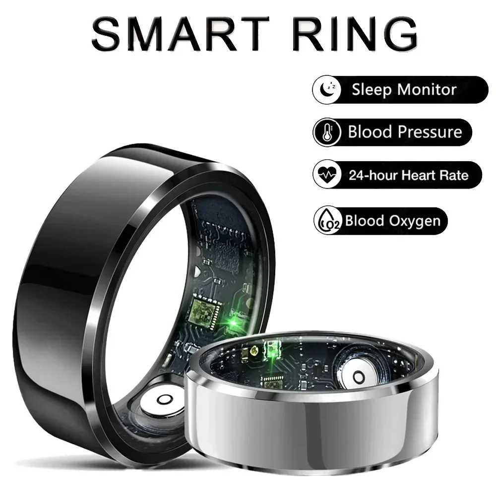 Anillo inteligente deportivo multifunción para Android e iOS, Monitor de sueño, presión arterial, frecuencia cardíaca, oxígeno en sangre, nuevo