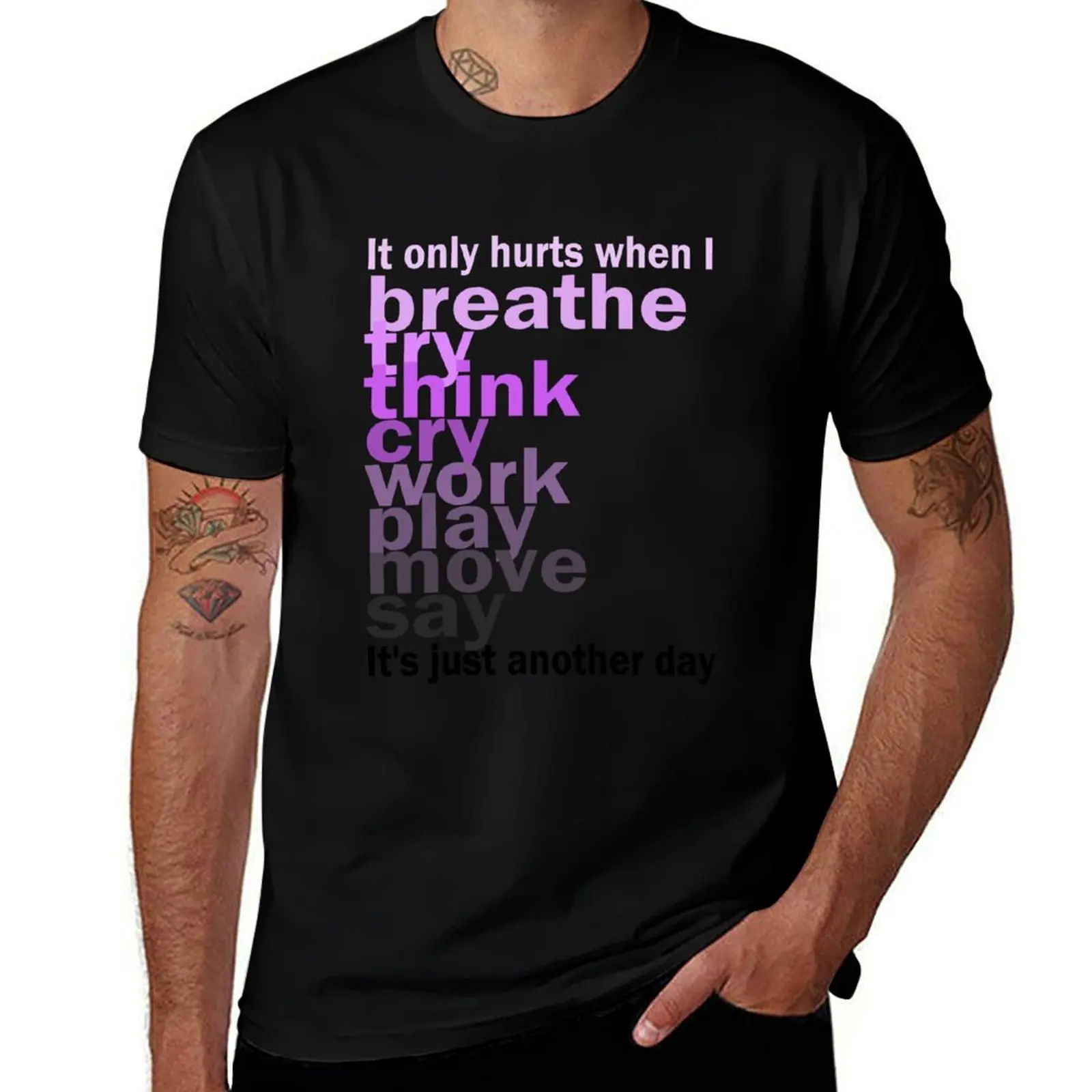 

It Only Hurts T-Shirt t shirts with prints t shirts for man cotton funny printed t shirts for man T-Shirt