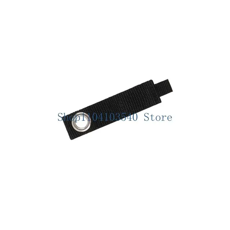 02DC Reusable Cord Storage Wrap with Hook Fastener and Metal End for Cable Hoses Utility Gear and Garage Storage Use