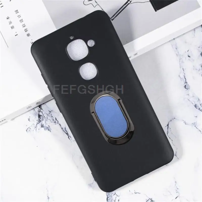 For LeTV LeEco X520 X527 X528 X529 X620 X625 Le 2 Pro Back Ring Holder Bracket Phone Case Smartphone TPU Soft Silicone Cover