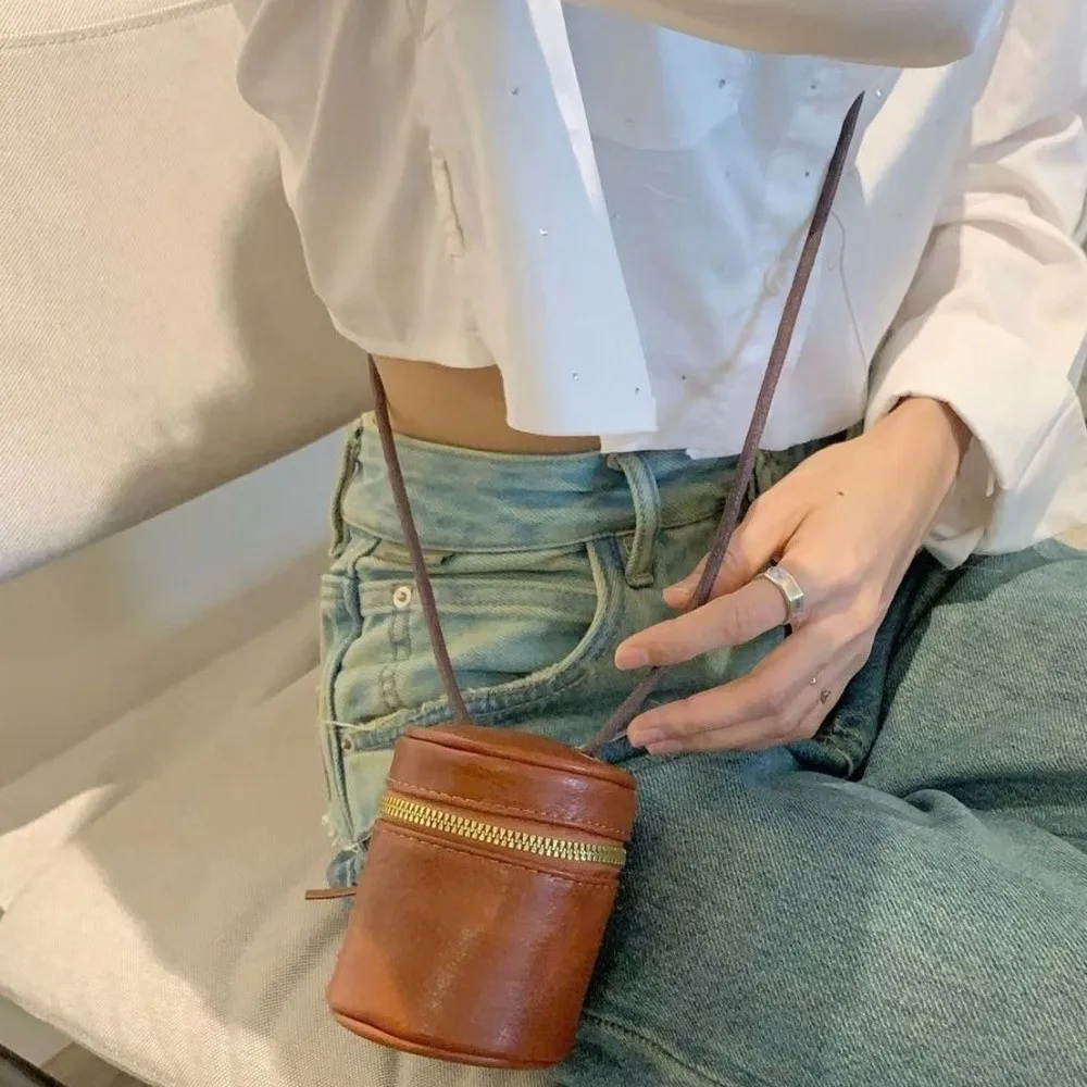 

Simple Leather Zipper Wallet Multi-Functional Card Holder Lipstick Storage Bag Coin Purse Handbag Cosmetic Bag Student