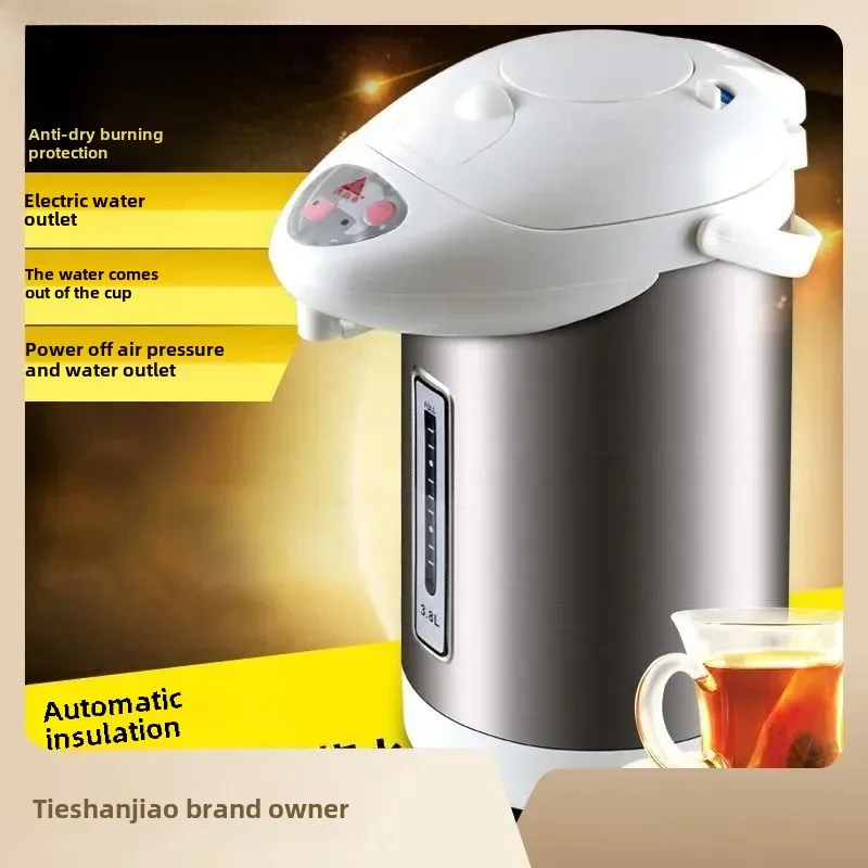 TSJ3.8L household all-stainless steel electric kettle, automatic heat preservation electric kettle, electric hot boiling kettle